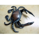 y13741銅雕系列- 銅雕動物 銅雕兩用桌飾-毛蟹